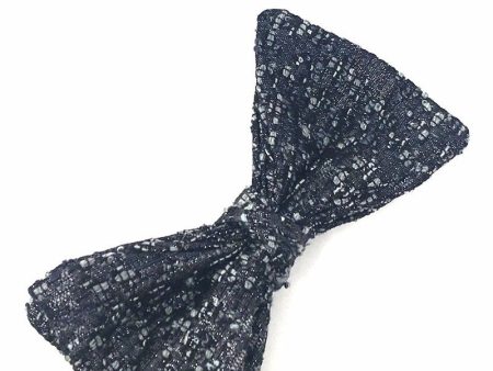 Graphite Laurent Bow Tie Discount