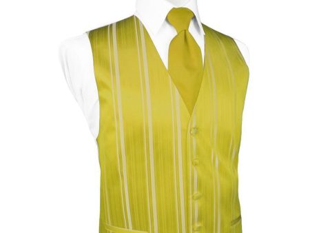 Willow Striped Satin Tuxedo Vest Hot on Sale