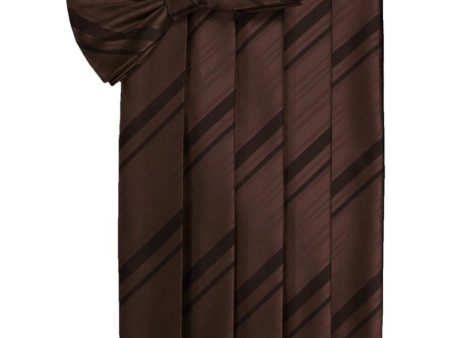 Truffle Striped Satin Cummerbund Fashion