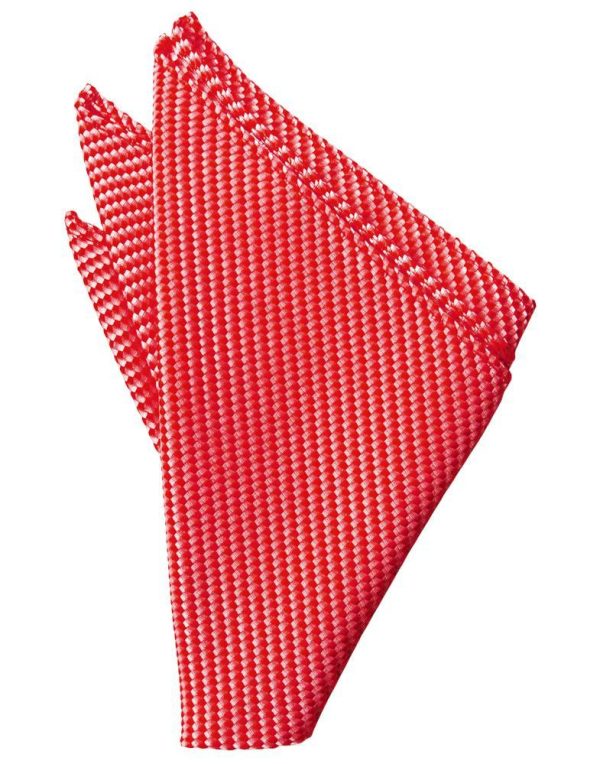 Red Venetian Pocket Square For Sale