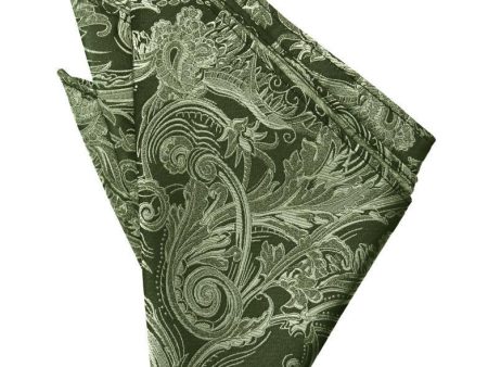 Sage Tapestry Pocket Square Discount