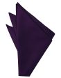 Raisin Solid Twill Pocket Square For Cheap