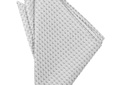 Silver Venetian Pocket Square Hot on Sale