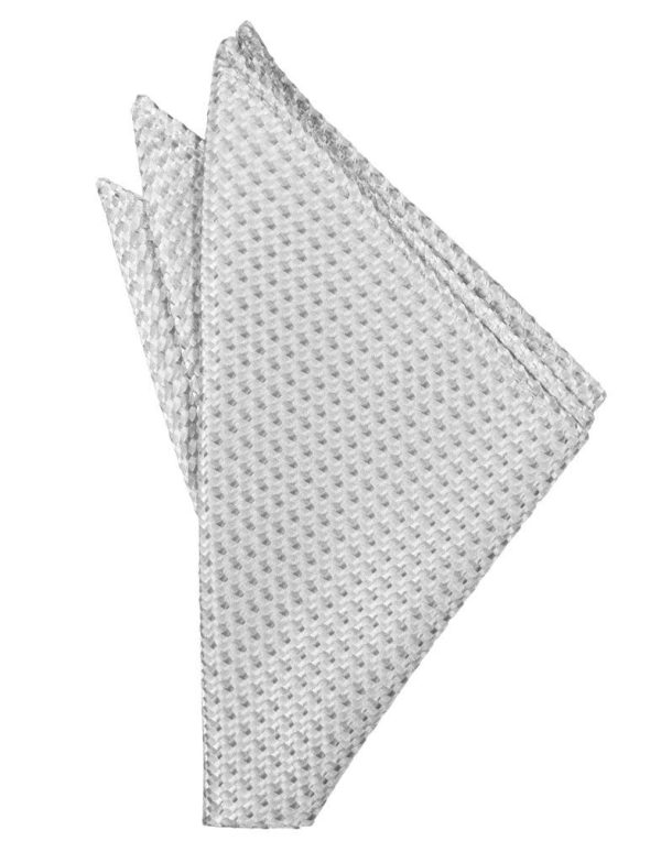 Silver Venetian Pocket Square Hot on Sale