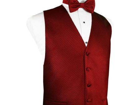 Claret Palermo Tuxedo Vest Online