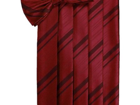 Apple Striped Satin Cummerbund For Sale