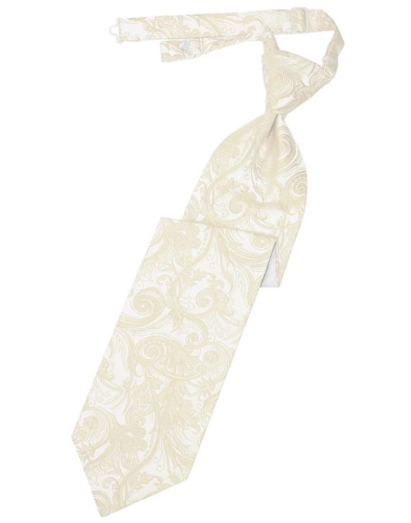 Ivory Tapestry Necktie Online now