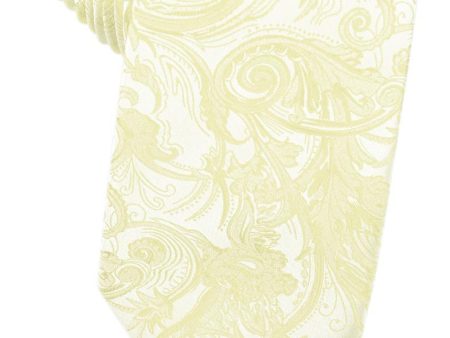 Canary Tapestry Necktie on Sale