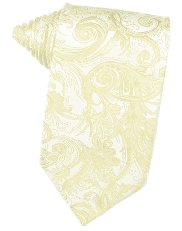 Canary Tapestry Necktie on Sale