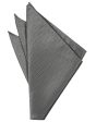 Silver Herringbone Pocket Square For Cheap