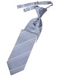 Periwinkle Striped Satin Necktie Online Sale