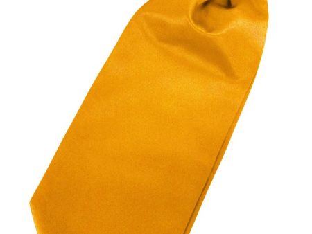 Tangerine Luxury Satin Cravat Hot on Sale