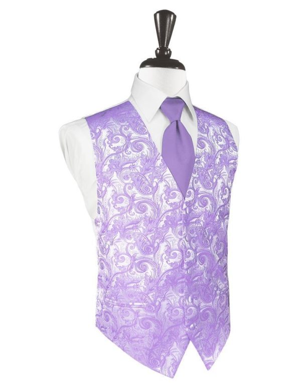 Wisteria Tapestry Tuxedo Vest Online Sale