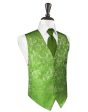 Clover Tapestry Tuxedo Vest Hot on Sale