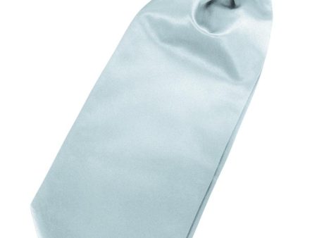 Light Blue Luxury Satin Cravat Fashion