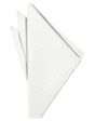 White Palermo Pocket Square Online Hot Sale