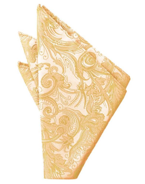 Apricot Tapestry Pocket Square Supply