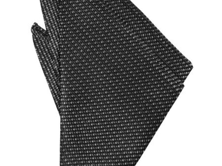 Asphalt Silk Weave Pocket Square Hot on Sale