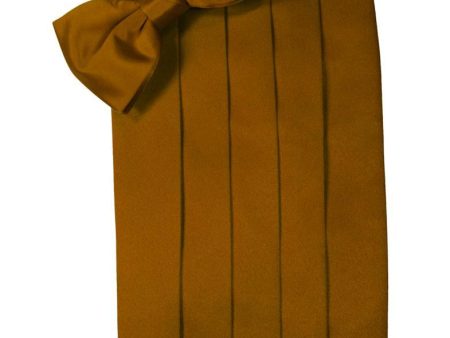 Cognac Luxury Satin Cummerbund Online Sale