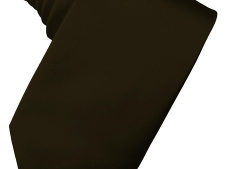 Truffle Luxury Satin Necktie Discount