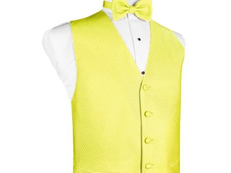 Lemon Palermo Tuxedo Vest Supply