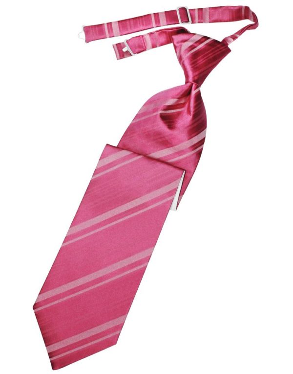 Watermelon Striped Satin Necktie Sale