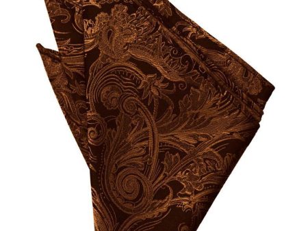 Cognac Tapestry Pocket Square Supply