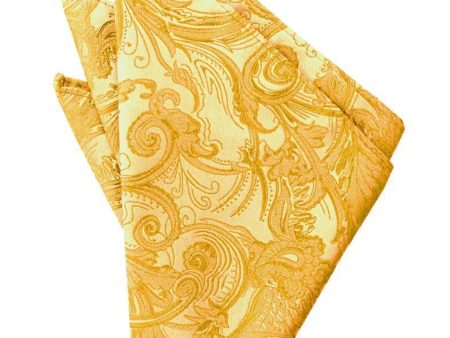 Tangerine Tapestry Pocket Square on Sale