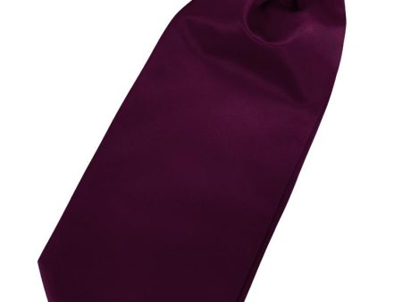 Wine Luxury Satin Cravat Online Hot Sale