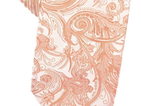 Peach Tapestry Necktie For Sale