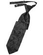 Pewter Tapestry Necktie For Cheap