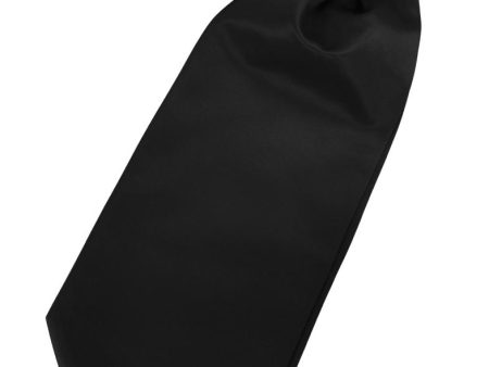 Black Luxury Satin Cravat Fashion