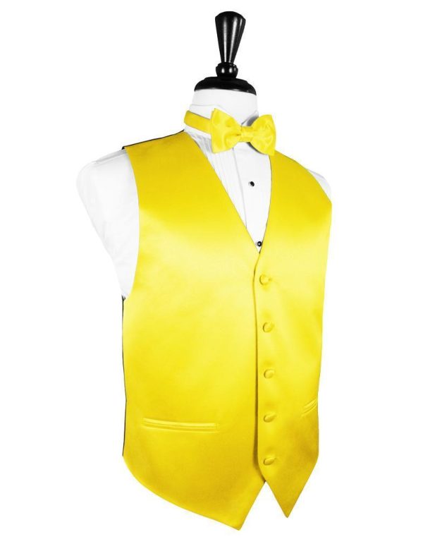 Sunbeam Luxury Satin Tuxedo Vest Online