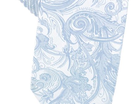 Light Blue Tapestry Necktie For Discount