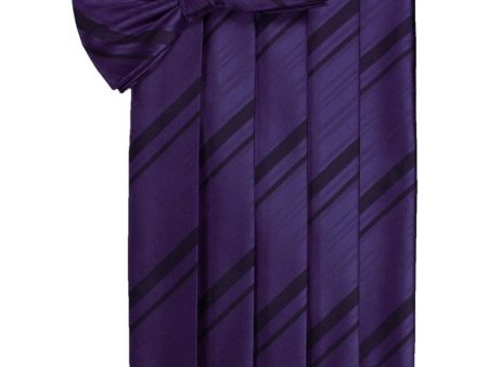 Amethyst Striped Satin Cummerbund Online Hot Sale