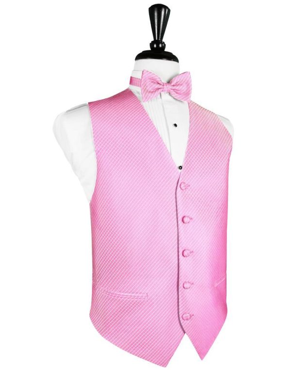 Bubblegum Palermo Tuxedo Vest on Sale