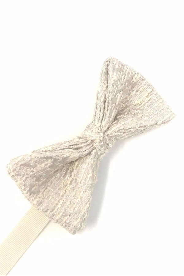 Winter White Laurent Bow Tie Sale