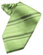 Sage Striped Satin Necktie Online Hot Sale