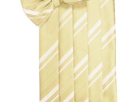 Banana Striped Satin Cummerbund Online now