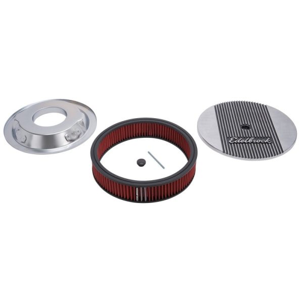 Edelbrock Air Cleaner Elite II 14In Diameter w  3In Element Polished Online Sale