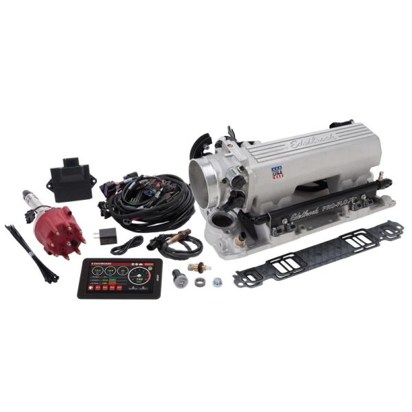 Edelbrock Pro Flo 4 XT EFI System Seq Port SBC 1986 & Earlier 625 Max HP 35lb hr Satin Finish Online now