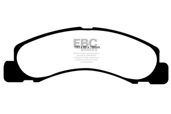 EBC 00-02 Ford Excursion 5.4 2WD Yellowstuff Front Brake Pads Sale