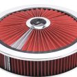 Edelbrock Air Cleaner Pro-Flo High-Flow Series Round Filtered Top Cloth Element 14In Dia X 3 125In Cheap