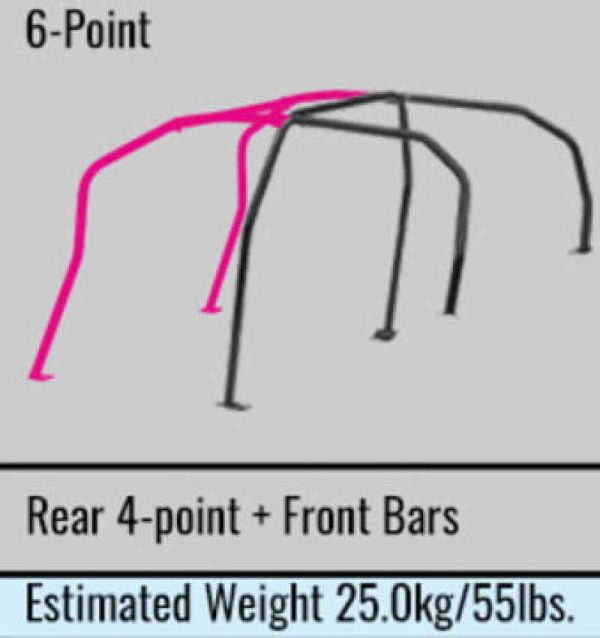 Cusco Chromoly Roll Cage 6 Point 4 5 Passenger Around Dash 05-07 Mitsubishi EVO 9 (S O   No Cancel) Online Hot Sale