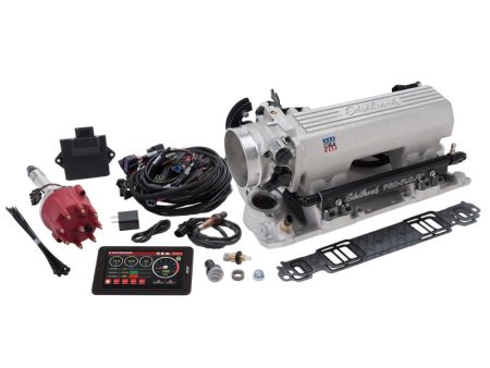 Edelbrock Pro Flo 4 XT EFI System Seq Port SBC 1986 & Earlier 550 Max HP 29lb hr Satin Finish on Sale