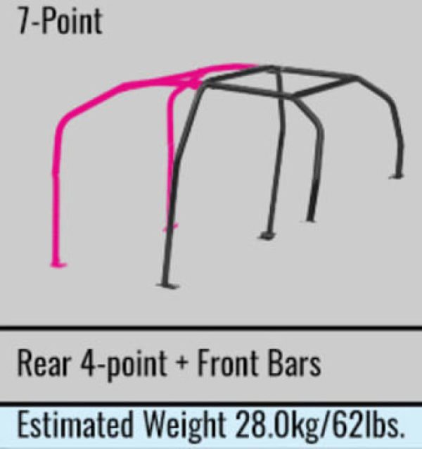 Cusco Steel Roll Cage 7-Point 4 5-Passenger Through Dash Mitsubishi Evo 10 CZ4A (S O   No Cancel) For Cheap