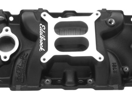 Edelbrock Manifold SBC Performer Eps Intake Black For Sale