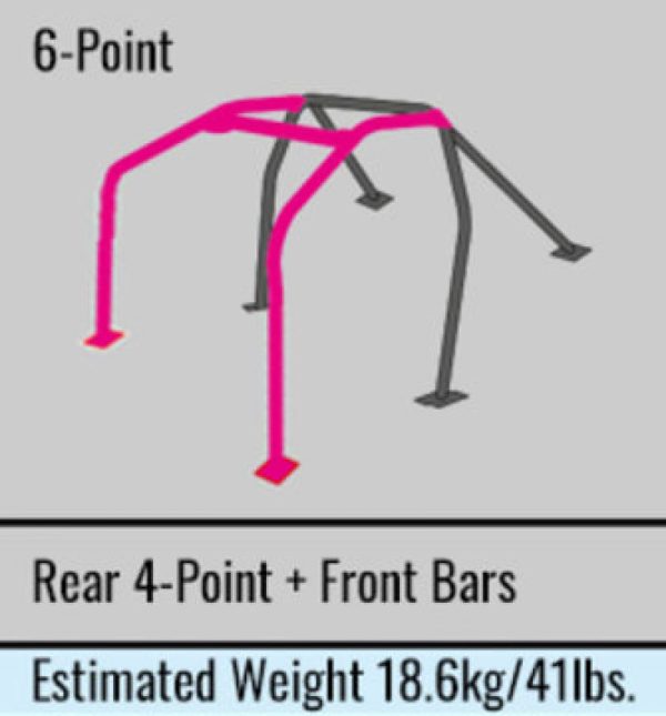 Cusco Chromoly Roll Cage 6 Point 2 Passenger Through Dash 2015 Subaru WRX   STI Online Hot Sale