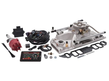 Edelbrock Pro Flo 4 EFI System Seq Port BBC Rect Port 625 Max HP 35lb hr Satin Finish For Cheap