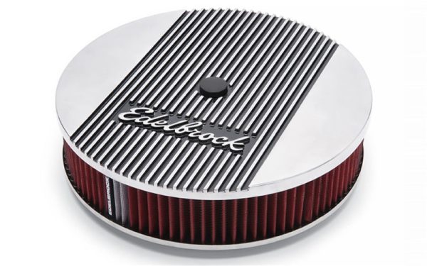 Edelbrock Air Cleaner Elite II 14In Diameter w  3In Element Polished Online Sale